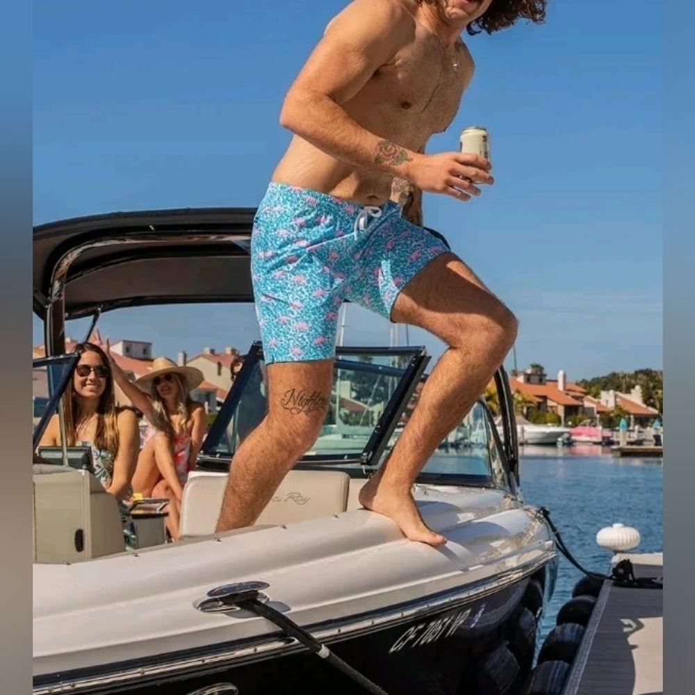 Chubbies the Domingos are for Flamingos swim trunks. - Picture 14 of 14